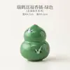 Suporte de Incenso Ruihe Feng Shui Cerâmica Pequena Cabaça Suporte para Incenso Decoração de Casa para Riqueza e Fortuna Queimador de Incenso Pequeno Criativo