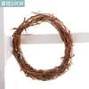 Guirnalda de Ratán Anillo Colgante Decoración Material Hecho a Mano DIY Colgante de Pared Decoración de Puerta Evento Festivo Ratán Smilax