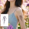 Calcomanías de Tatuaje de Mariposa Retro de Nuevo Punto Superventas Calcomanías de Tatuaje Impermeables Pequeñas Frescas de Alta Gama Ins