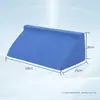 Almohada Triangular con Forma de R para Ancianos Postrados en Cama, Respaldo para Girarse, Cojín de Postura para Ancianos, Cojín de Esponja