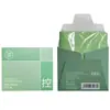 Papel absorbente de aceite control de grasa facial verano refrescante portátil fragancia a té verde carbón de bambú estuche con espejo facial papel para limpiar rostro graso