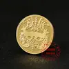 Atacado de fábrica desenho animado fada do dente moeda de ouro moeda comemorativa banhada a ouro presente para troca de dente infantil moeda medalha da fada do dente