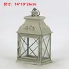Ornamento Suporte de Vela Romântico Vintage de Ferro Forjado Estilo Europeu, Lanterna de Chão à Prova de Vento, Suporte de Vela, Adereços de Casamento, Lanterna Guia de Caminho
