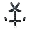 Traje de Bondage de Cuero para Hombre YSF, Funda Sexy Hueca para Pene Herramienta Sexual, Juguete Masculino, Disponible para Venta al por Mayor