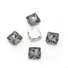 Acessórios de Joias DIY Prontos de Fábrica Diamante de Vidro com Formato Especial Acessórios para Roupas Decoração de Vestido de Noiva Garra D Quadrada Costura à Mão