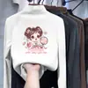 Camiseta térmica con forro de forro polar para niñas, colección otoño/invierno 2026, linda camiseta interior de manga larga con cuello redondo, camiseta cálida para niños mayores