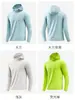 Ropa Deportiva de Secado Rápido para Exteriores con Protección Solar para Correr Sudadera con Capucha de Manga Larga para Hombre Camiseta Casual Ropa para Ciclismo Fitness Ropa de Entrenamiento