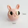 N436 Creativos Lindos Animales DIY Aretes Hechos a Mano y Pinzas para el Cabello con Adornos de Pegamento de Crema Accesorios Materiales Pegatinas