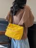 Moda Transfronteriza Simple Casual Versátil Bolso de Hombro 2025 Nuevo Ligero Color Sólido Bolso Cruzado Bolso Pequeño para Viajeros