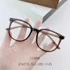 Gafas con Montura Marrón Nuevas Tr1144T, Gafas de Estilo Coreano Modernas con Filtro de Luz Azul para Hombres y Mujeres, Se Pueden Equipar con Lentes Planas de Alta Precisión