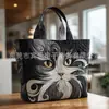 Bolso de Mano con Estampado de Moda Tendencia para Mujer 3D Transfronterizo Nuevo Producto Temu Amazon Bolso de Hombro Lona 300g