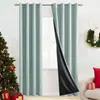 Cortinas Blackout Completas Laminadas de Pongee Mais Vendidas Transfronteiriças, Cortinas Isolantes Térmicas e Bloqueadoras de Sol, Dropshipping em Estoque Temu Aliexpress