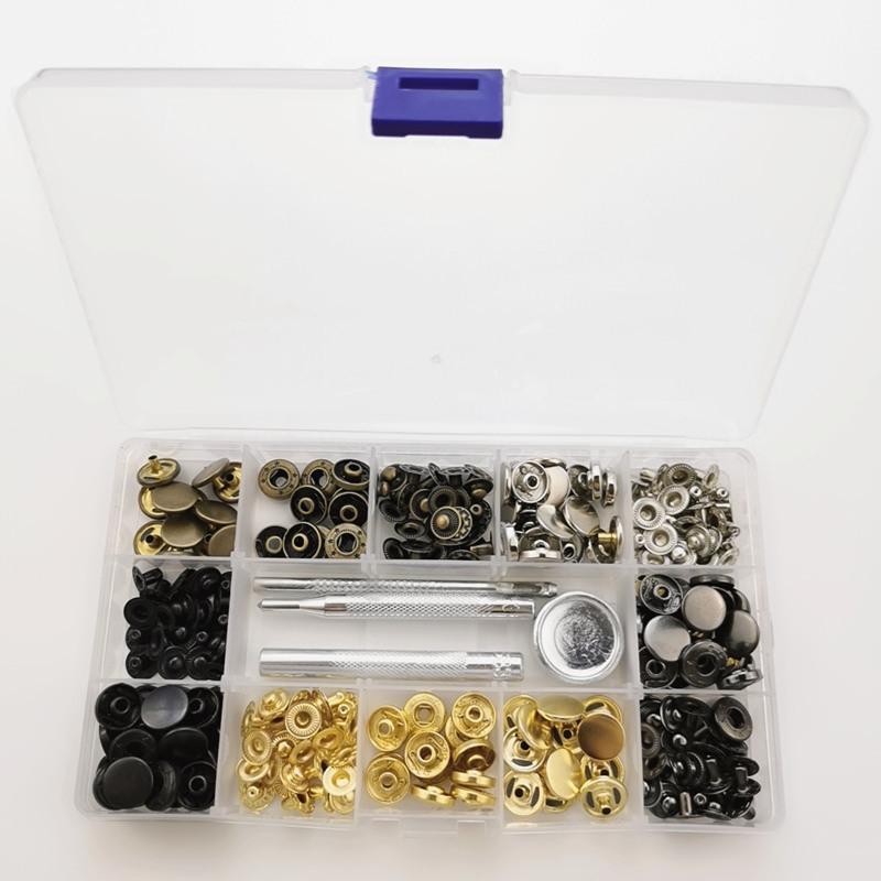 60套5色12.5mm四合扣3