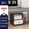 Estante de almacenamiento debajo del escritorio Estante para impresora Soporte de mesita de noche Estante para computadora Host Estante de almacenamiento bancario Gabinete móvil