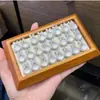 Pingente Pequeno Redondo Cabochão de Calcedônia Branca Natural de Alta Qualidade, Pingente de Colar com Pedra Ágata Branca Incrustada Banhado a Prata