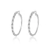 Brincos Grandes Circulares com Zircônia Cravejada de Diamante Exagerados da Amazon Fivela de Orelha Moda Transfronteiriça Europeia e Americana Brincos Grandes Joias Atacado