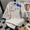 Estilo Ins Tendência Nacional Estilo Japonês Anime Estampado Manga Curta Feminino Marca Trendy Camiseta 2025 Verão Estilo Casual Solto Top que Cobre a Barriga