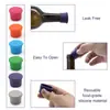 Tapón de Vino de Silicona de Grado Alimenticio Personalizable, Tapón Creativo para Botellas de Champaña y Cerveza, Sellado y a Prueba de Fugas, Regalo Promocional al por Mayor del Fabricante