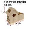 2026 Portalápices Casa de Pájaros de Madera Pino Madera Caja de Almacenamiento de Papelería Creativa para Oficina Decoración de Escritorio Se Puede Personalizar con Logo