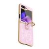 Adecuado para Funda para Teléfono Móvil Samsung Z Flip7 Tarjeta Soporte de Anillo Samsung Z Flip6 Cubierta Protectora