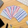 Papel de Etiquetas Autoadhesivas para Oficina, Papel Removible, Etiqueta Autoadhesiva, Papel de Precio Manuscrito, Pegatina de Nombre, Pegatina de Clasificación en Blanco