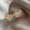 Pendientes Frescos y Compactos de Estilo Coreano, Versátiles para el Trayecto Diario, Pendientes de Lujo Ligero Calientes de Celebridades de Internet, Románticos y Elegantes de Estilo Francés