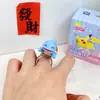 Nuevo Juguete de Peluche Lindo Original Serie de Dibujos Animados Pokemon Anillo Abrazable Anillo para Dedo Infantil Decoración