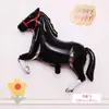 Globo de Película de Aluminio Caballo de Estilo Zebra Marrón Negro Blanco Globo de Papel de Aluminio Caballo Decoración de Fiesta de Cumpleaños Globo