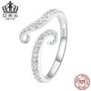 Anillo Evelor Original de Plata de Ley s925 Bigote de Pulpo Chapado en Platino Vida Marina Anillo Simple Pulsera