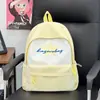 Mochila nueva, elegante y de aspecto fresco, de gran capacidad y con alto atractivo estético, adecuada para estudiantes de secundaria, preparatoria y universidad para ir a la escuela y llevar libros.