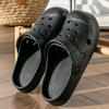 2025 Novas Sandálias de Praia Antiderrapantes Sapatos de Solado Grosso com Buracos Chinelos Masculinos para o Verão ao Ar Livre para Mulheres