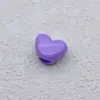 Cuentas de Corazón de Acrílico con Agujero Grande Cuentas Sueltas Material para Tejer con Cuentas Hecho a Mano DIY Accesorios para Cordones de Zapatos Colgante para Bolsos Decoración