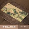 Esterilla de Té Tejida de Bambú, Paño de Té de Bambú, Juego de Caminos de Mesa Aislantes de Calor de Estilo Japonés de Alta Gama, Mantel de Estilo Chino Nuevo, Retro Inspirado en el Zen