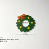 Navidad Nuevo Material No Tejido Papá Noel Muñeco de Nieve Parche Decorativo DIY Accesorios de Decoración para el Ambiente Festivo