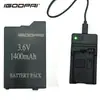 Bateria Igodpai Personalizada Adequada para Console de Jogo Portátil Psp2000/3000 Capacidade de 1400Mha Bateria Psp-S110