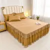 Funda de Cama Tatami para Boda Sábana Acolchada Roja Lavable a Máquina Funda Kang Universal para Cuatro Estaciones Pad Kang Transpirable