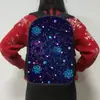 Mochila Ligera de Gran Capacidad Estampada Serie Cielo Estrellado Transfronteriza para Estudiantes de Primaria y Secundaria, Adecuada para Ir a la Escuela, Puede Enviarse Rápido Jit