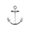20 Tipos de Acessórios para Joias DIY, Materiais Artesanais, Pingentes de Pulseira de Âncora e Roda de Navio Vintage, Série Marinha Popular de Vendas Quentes no Comércio Exterior Transfronteiriço