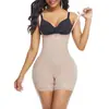 Ropa interior moldeadora de una pieza con cremallera en el pecho, corsé con tirantes, ropa interior ajustada para control de abdomen, moldeador corporal, pantalones levanta glúteos para mujer