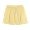 Comércio Exterior Transfronteiriço Roupas Femininas Verão 2025 Moda Europeia e Americana Slim Fit Gola Redonda Regata + Conjunto de Shorts Casuais Atacado