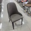 Comercio Exterior Sillas de Hierro Forjado Hotel Ocio Sillas de Comedor de Cuero Suave Taburetes para el Hogar Sillas con Respaldo para Salón de Banquetes Fabricante Mayorista
