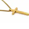 Colar com Pingente de Cruz de Aço Inoxidável Dupla Face Gravada Inspiradora Fé Personalizado - Mais Vendido Internacional da Amazon para Homens