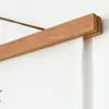 Preço de Fábrica Atacado Criativo DIY Madeira Sólida Magnético Pendurado Rolo de Pintura Poster Magnético de Madeira Pendurado Pintura Pendurada Rolo de Pintura Decorativo Rolo de Pintura Magnético Pendurado