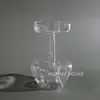 Venta al por mayor, candelabro creativo de vidrio de colores retro, candelabro de lujo para decoración de mesita de noche, vela, accesorios para cenas