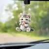 Pingente decorativo de acrílico perfeito para acessórios de carro e enfeites de árvore de Natal