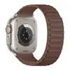 Adequado para pulseiras de Apple Watch: Apple Watch 1-12/Ultra 1-3/SE 3, apresentando um laço de três contas e pulseira magnética de silicone