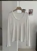 KEKEZOON Camiseta Básica Versátil de Color Sólido con Cuello Redondo y Mangas Largas para Mujer, 17 Colores, Corte Delgado, 8986