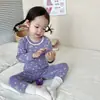 Traje de Otoño e Invierno Grueso sin Huesos con Dibujos Animados de Cerdo Feliz para Niños, Pantalones Largos, Suéter de Algodón Lija para Bebés Niños y Niñas