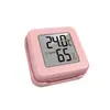 Mini medidor eletrônico de temperatura e umidade para casa, interior, com rostinho sorridente, medidor de temperatura e umidade para carro, medidor de temperatura e umidade seca e úmida