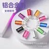 Concha de Liga de Alumínio Colorida para Pen Drive USB de Carro, Modelo Universal, Logotipo Gravado, Brindes Promocionais para Feiras, Fornecimento Direto da Fábrica